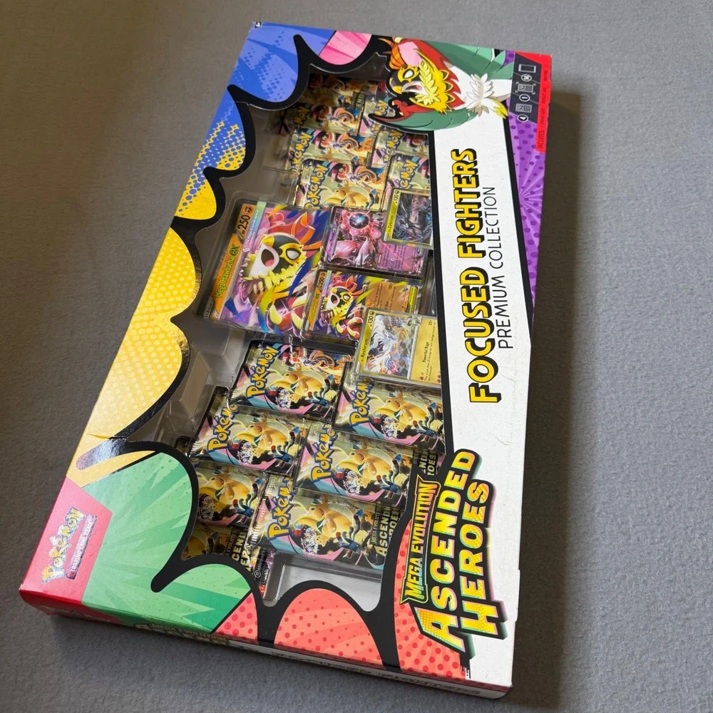 Pokemon Focused Fighters Premium Collection Mega Evolution Ascended Hero's Sam's